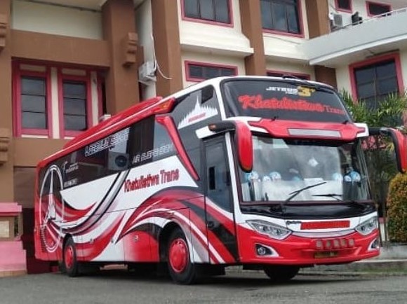 Harga sewa bus di kota Palu terupdate